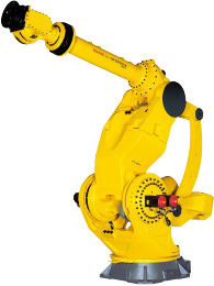 Image of a 6-axis FANUC robot used in industry